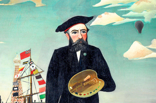 Anrī Ruso pašportrets (1890). Anrī Ruso pašportrets (1890).