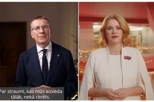 Latvijas Valsts prezidenta Edgara Rinkēviča un Ministru prezidentes Evikas Siliņas uzrunas.