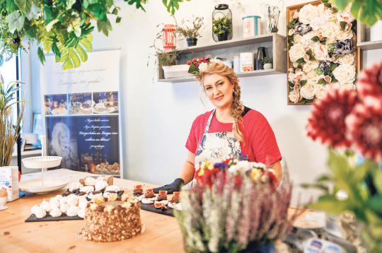 Kūku meistare Ilze Kupča.