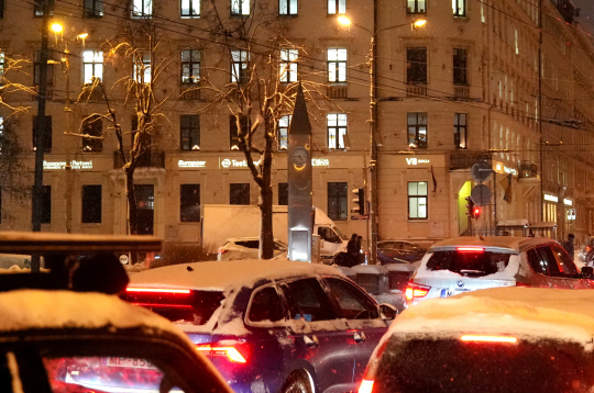 Sastrēgums. Ilustratīvs attēls.