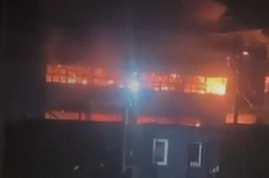 Ukraina devusi triecienu dronu rūpnīcai Rostovas apgabalā.