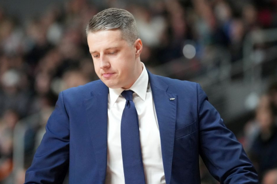 "VEF Rīga" galvenais treneris Mārtiņš Gulbis. 
