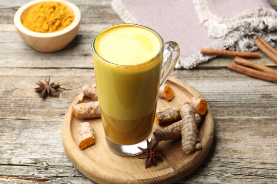Kurkuma latte.