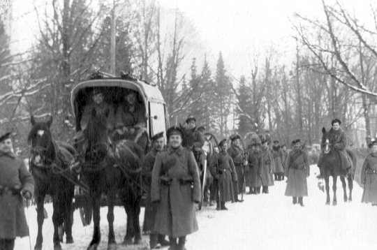 Soda ekspedīcija pie Gulbenes 1905. gada nogalē.