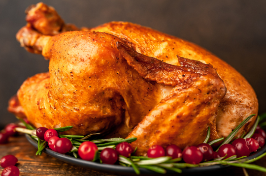 Vista dzērveņu marinādē.