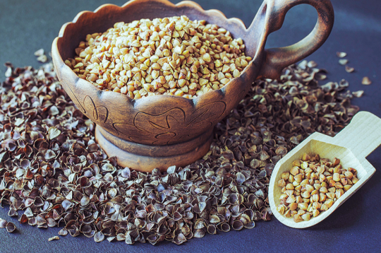 Griķi atdalīti no sēnalām. Griķi atdalīti no sēnalām.