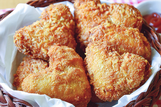 Sirsniņu karbonādes.