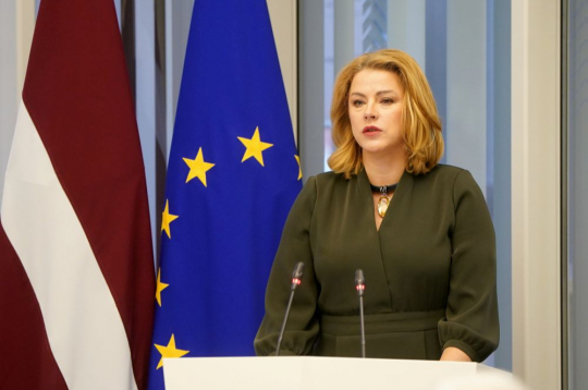 Ministru prezidente Evika Siliņa.