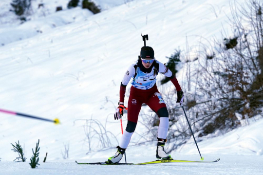 Latvijas biatloniste Estere Volfa.