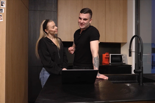 Niks Endziņš un Sindija Bokāne.