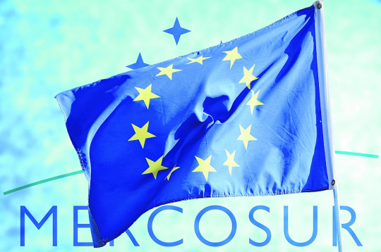 Eiropas Savienības jau noslēgtais līgums ar "Mercosur" valstu bloku Dienvidamerikā izveidojis pasaules vēsturē lielāko brīvo tirgu.