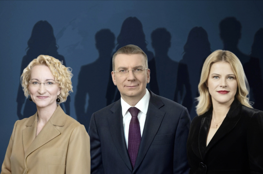 Latvijas Olimpiskajā delegācijā kā goda viesi iekļauti Izglītības un zinātnes ministre Dace Melbārde, Valsts prezidents Edgars Rinkēvičs un  premjere Evika Siliņa. 