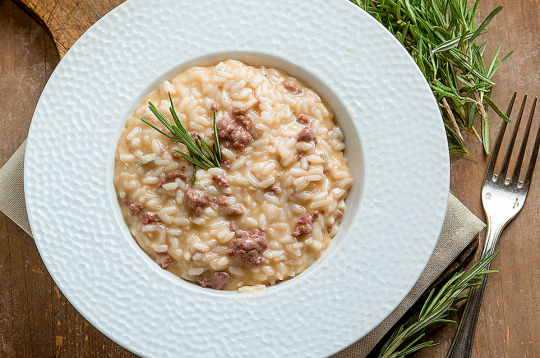 Risoto ar kupātiem.