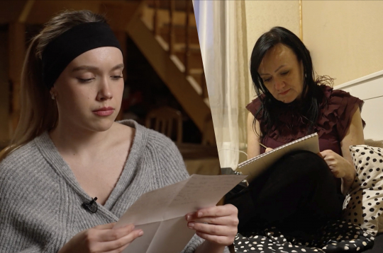 Agrita Bindre vecākajai meitai Esterei raksta emocionālu vēstuli.