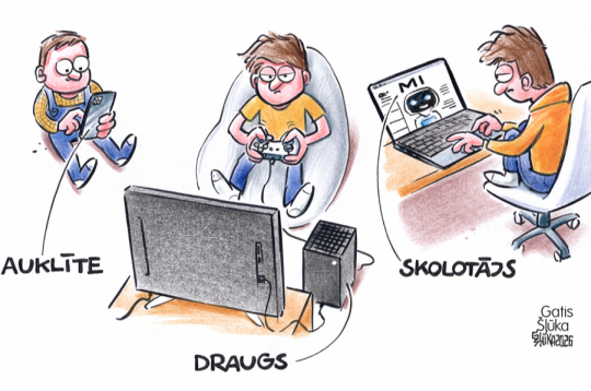 Zīmē Gatis Šļūka: IM skolotājs