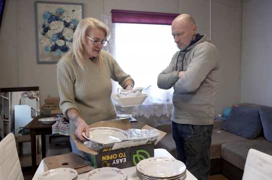 Vendija un Pāvels Karalkini.