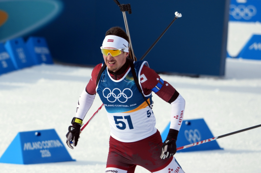Biatlonists Andrejs Rastorgujevs.