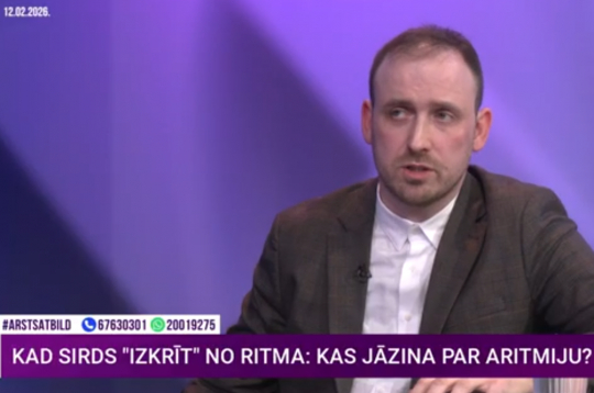 "Skrides Sirds klīnikas"
kardiologs, aritmologs Matīss Karantajers.