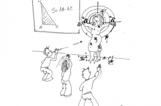 Zīmē Romans Vitkovskis. Agresijas krustugunīs!