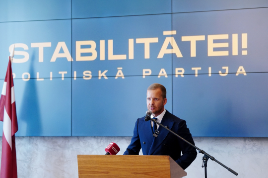 Politiskās partijas "Stabilitātei!" valdes priekšsēdētājs Aleksejs Rosļikovs.