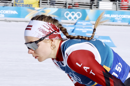 Distanču slēpotāja Patrīcija Eiduka.