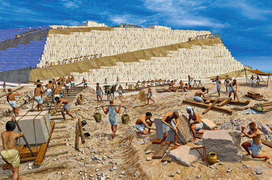 Piramīdas celtniecība. Piramīdas celtniecība.