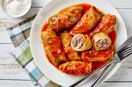 Veģetārie kāpostu tīteņi. Veģetārie kāpostu tīteņi.