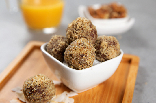 Kamas miltu trifeļkonfektes.