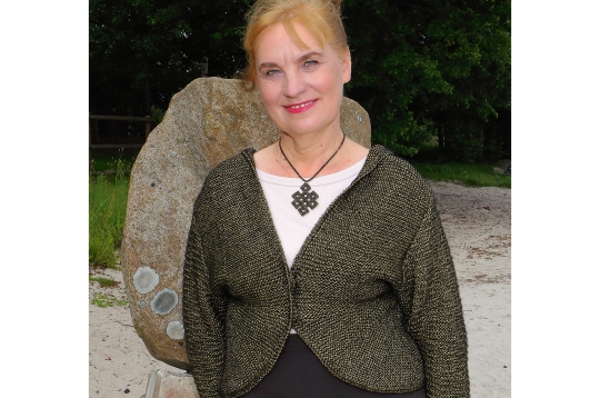 Dažādos rakstos adītā jaka.