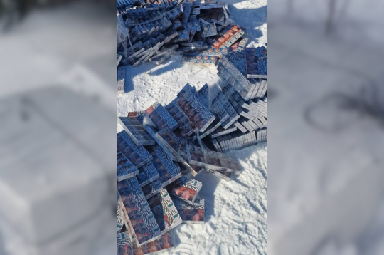 Latgalē atklāj cigarešu kontrabandu.