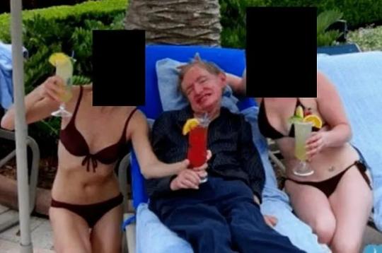 Stīvena Hokinga fotogrāfijas Epstīna failos. Stīvena Hokinga fotogrāfijas Epstīna failos.