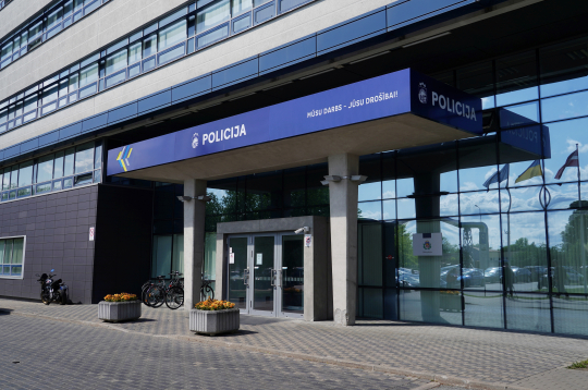 Valsts policijas centrālā ēka.