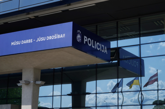 Valsts policijas centrālā ēka.