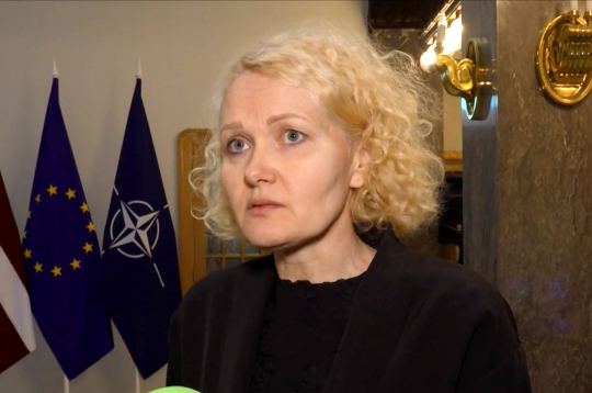 Diāna Eglīte, Ārlietu ministrijas pārstāve. Diāna Eglīte, Ārlietu ministrijas pārstāve.