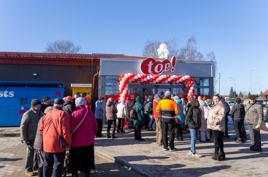 Jaunais veikals Koknesē.