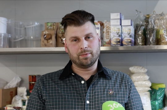 Zemnieku kooperatīva “Ekoloģisks.lv” valdes loceklis, zemnieks Raitis Rodiņš.