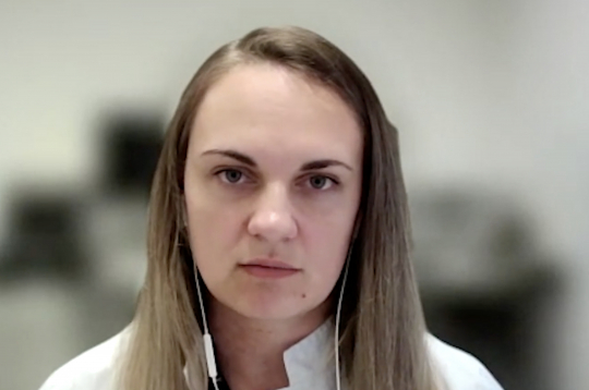 Zane Dobele, Stradiņa slimnīcas atbildīgā ārste audu saderības un imūnģenētikas jomā.