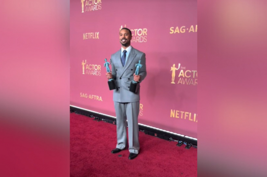 Aktieris Maikls B. Džordans.