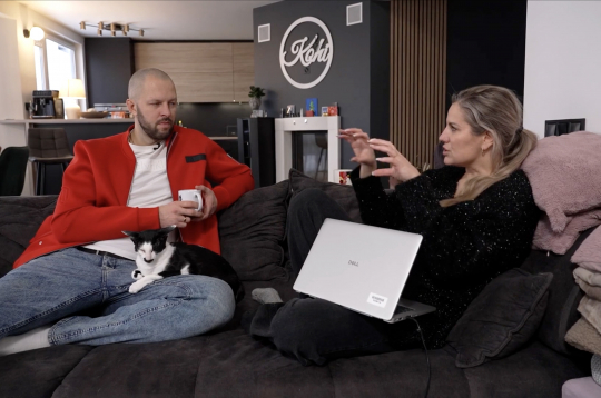 Viesturs un Olga Kohi.