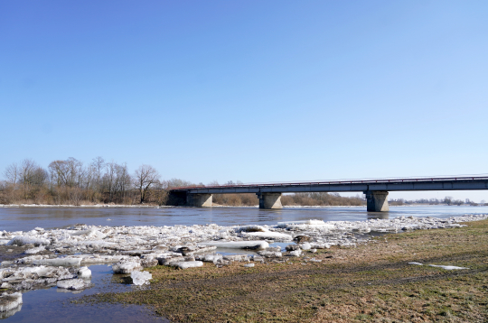 Lielupe Staļģenē pavasarī.