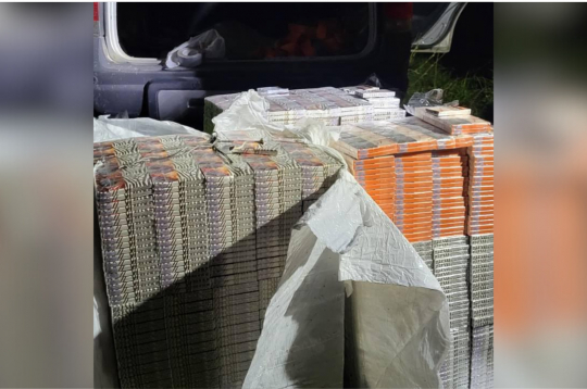 90 000 nelikumīgu cigarešu.