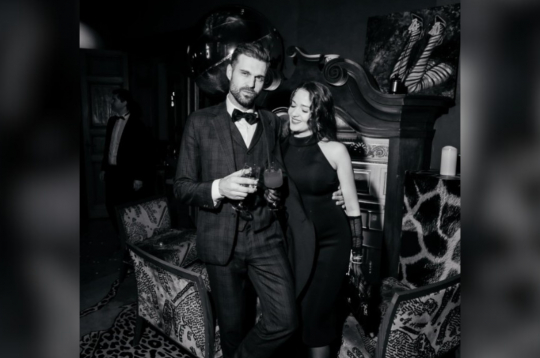 Aivis Ceriņš ar savu partneri. Aivis Ceriņš ar savu partneri.