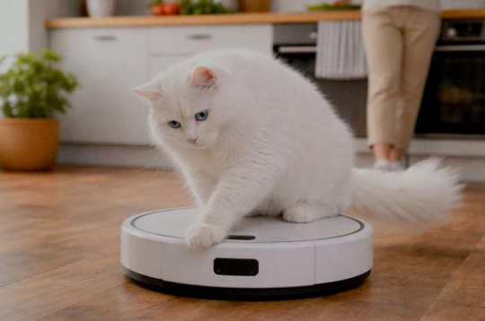 Putekļusūcējs robots.