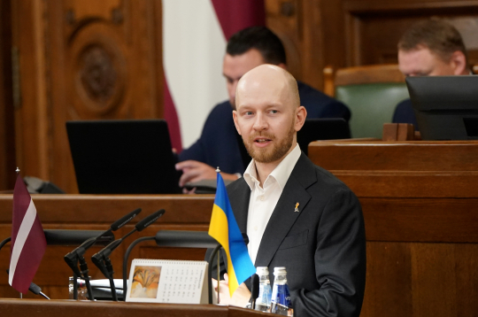 Saeimas deputāts Andris Šuvajevs (P).