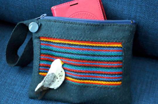 Izmantota arī filcēšanas tehnika.