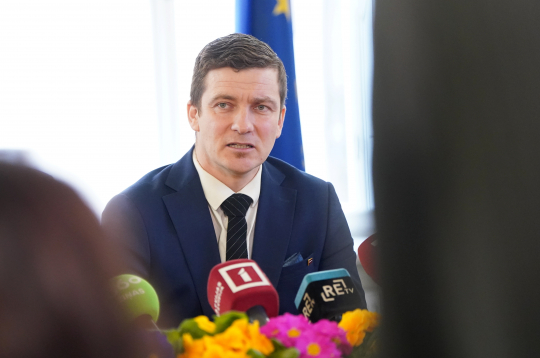 Centrālās vēlēšanu komisijas priekšsēdētājs Māris Zviedris.