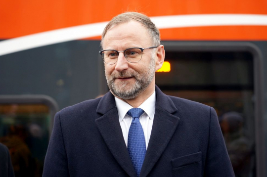 Satiksmes ministrs Atis Švinka.