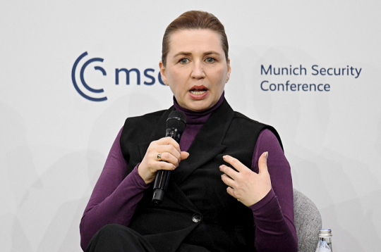 Dānijas premjerministre Mete Frederiksena. Dānijas premjerministre Mete Frederiksena.