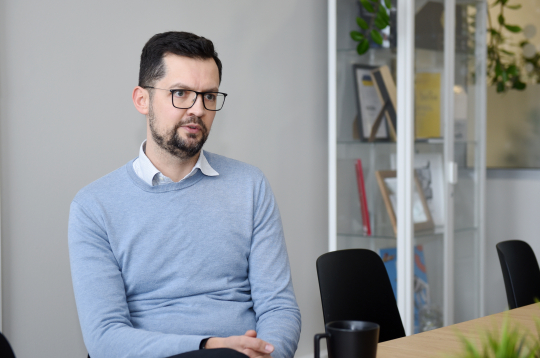 "Eco Baltia vide" valdes priekšsēdētājs Jānis Aizbalts. "Eco Baltia vide" valdes priekšsēdētājs Jānis Aizbalts.