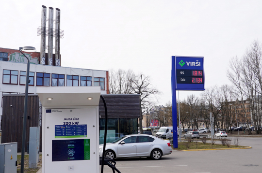 Degvielas uzpildes stacija "Virši" 2026. gada 24. martā.